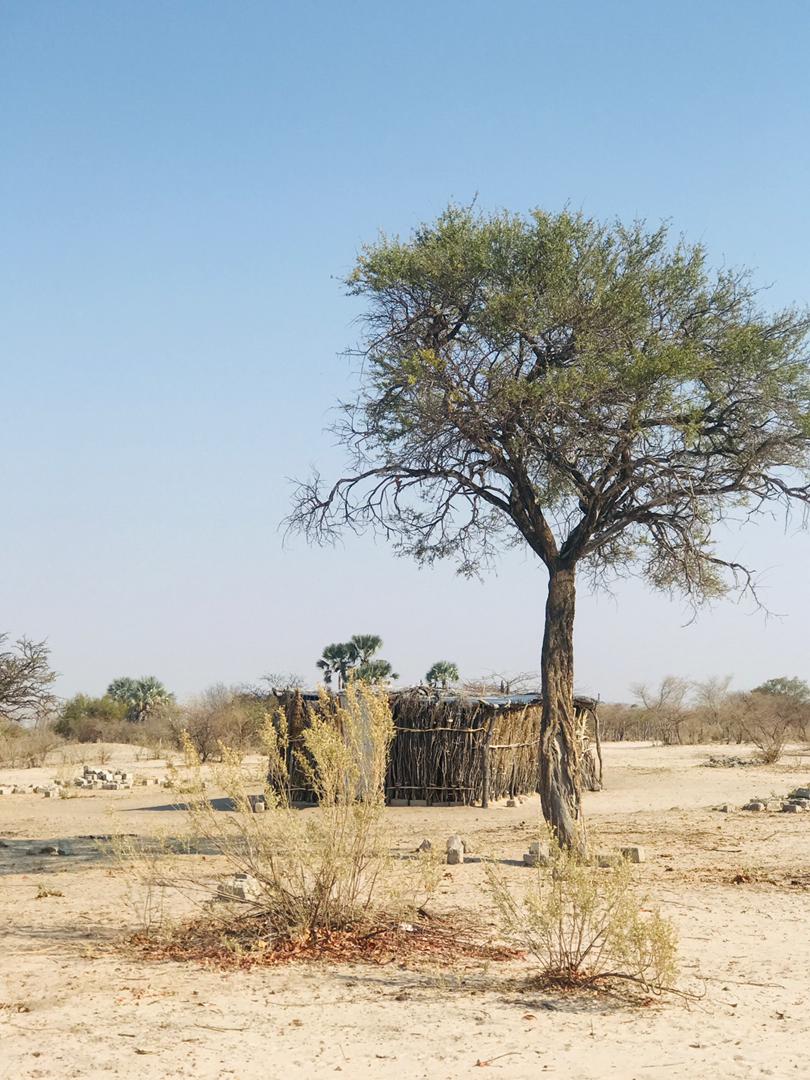 Village clinic site before construction